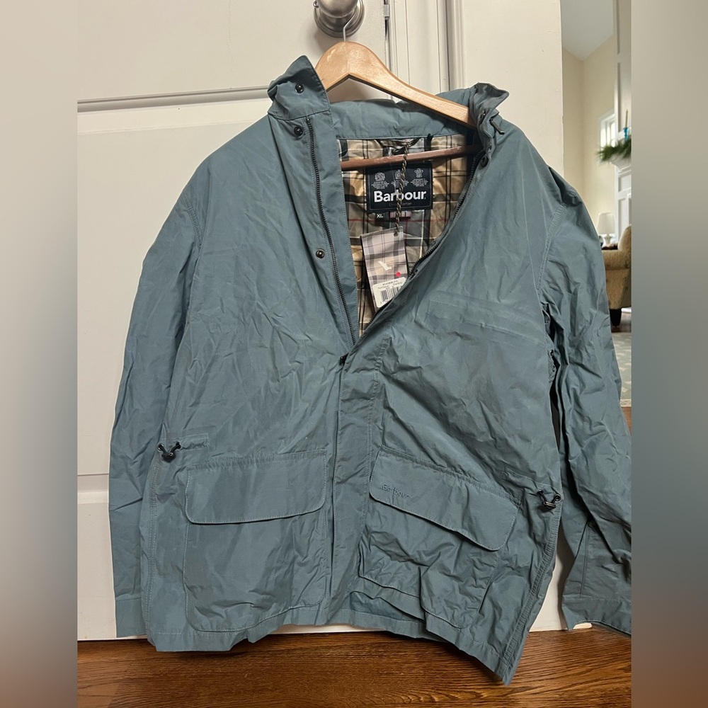 Barbour Port Casual Windbreaker Coat Mens XL